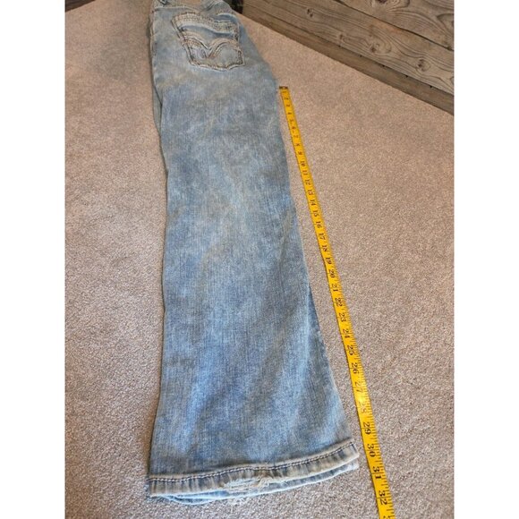 BKE Buckle Tyler Jeans Mens 34R (34x31) Straight Leg Light Wash Fade Distressed - Picture 11 of 16